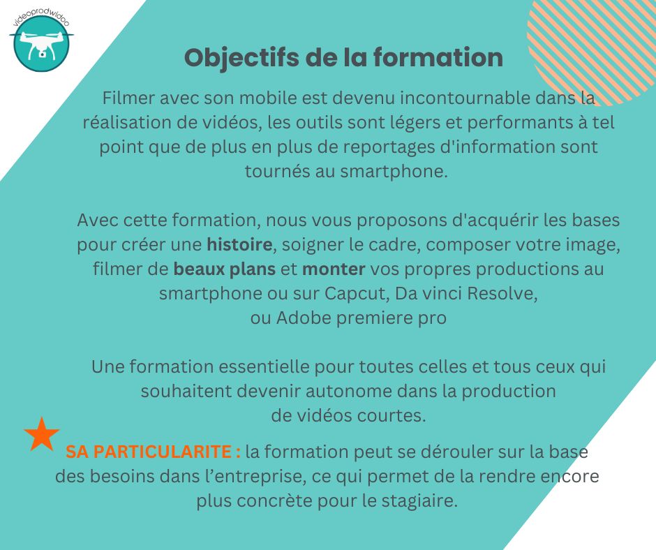 Objectifs de la formation