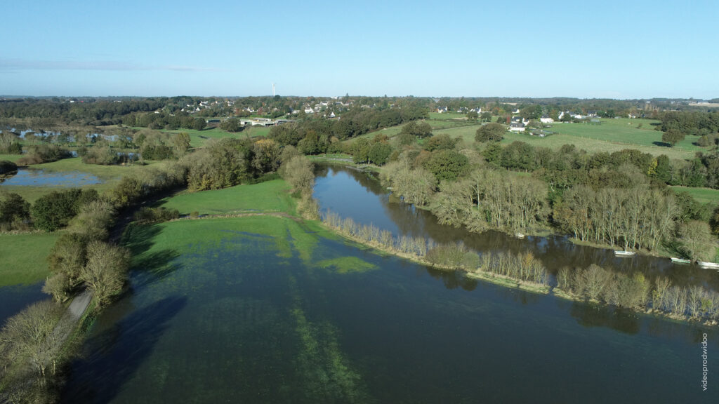 Drone inondations Redon